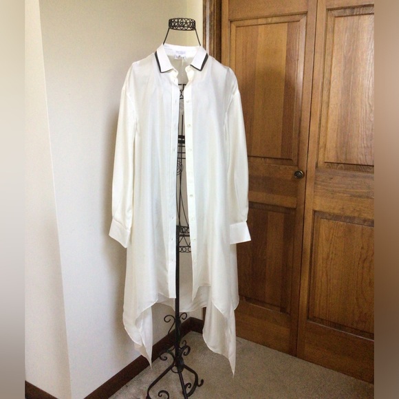 Brunello cucinelli silk shirt dress, Medium, new with tags - Picture 5 of 13